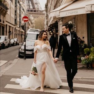 Giovanna Alessandro wedding gown.